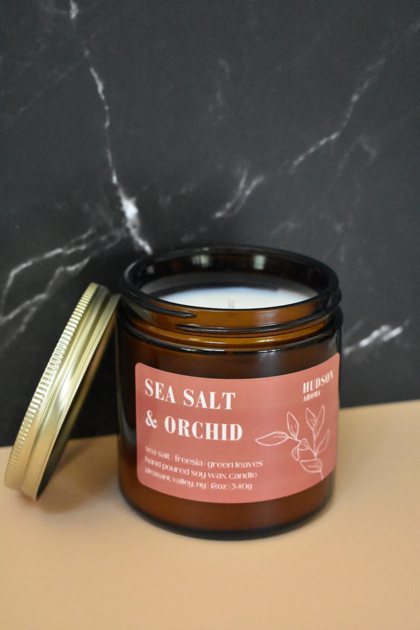 Sea Salt & Orchid 12 oz. Candle