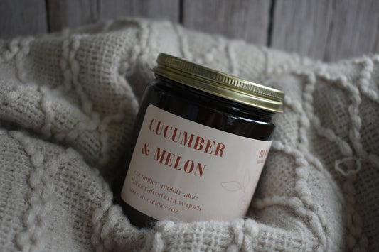 Cucumber & Melon 7 oz. Candle