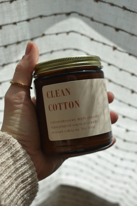 Clean Cotton 7 oz. Candle