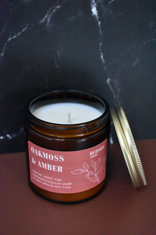 Oakmoss & Amber 12 oz. Candle