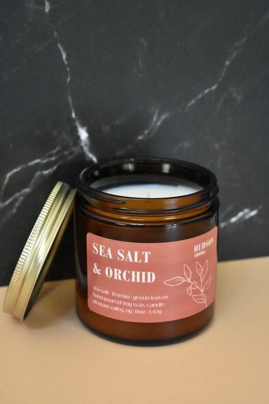 Sea Salt & Orchid 12 oz. Candle